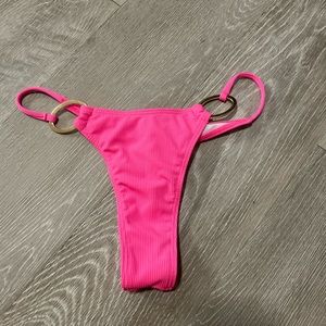 Pink bikini bottom